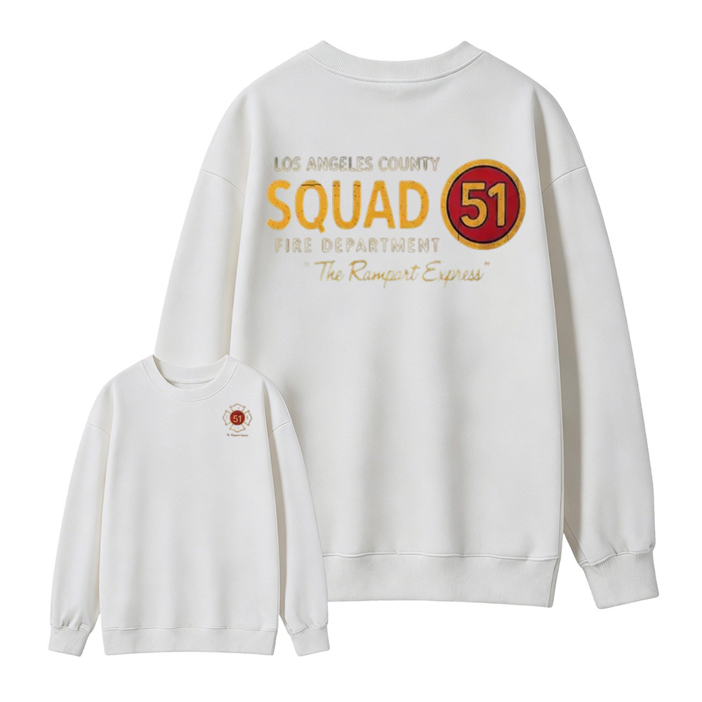 Los Angeles County Squad 51 Fire Department Sweatshirt