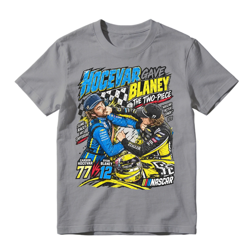 Ryan Blaney vs Carson Hocevar Shirt, Carson Hocevar Ryan Blaney Fight Sweatshirt, Racing Graphic Tee