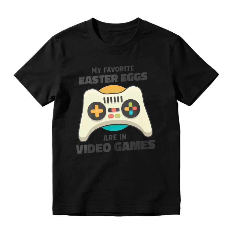 My Favorite Easter Eggs Are In Video Games Controller Graphic, Unisex Classic T-shirt