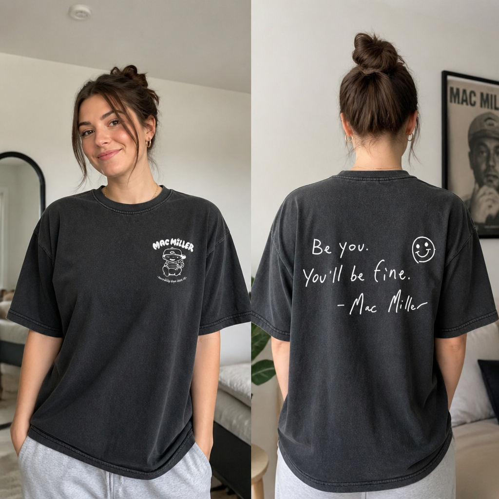 Mac Miller Quote Vintage Hip Hop Rap Washed T-Shirt