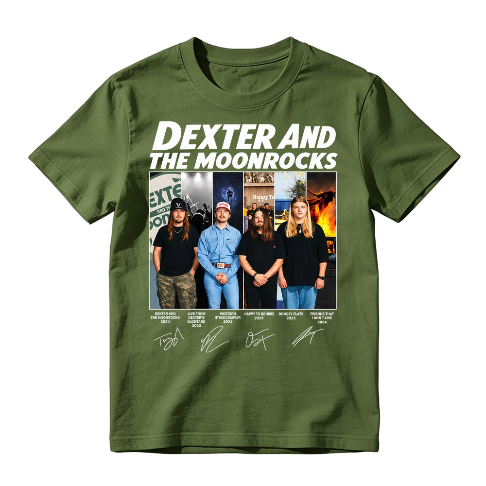 Dexter and the Moonrocks Vintage Style Rock T-Shirt