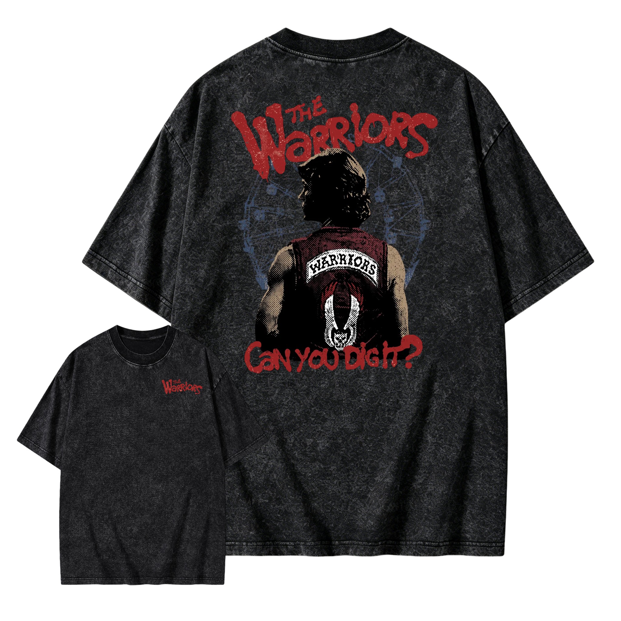 "Can You Dig It?" Vintage Film Double-Sided Washed T-shirt