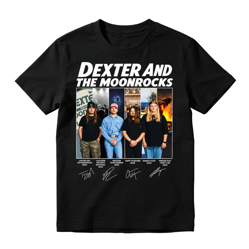 Dexter and the Moonrocks Vintage Style Rock T-Shirt