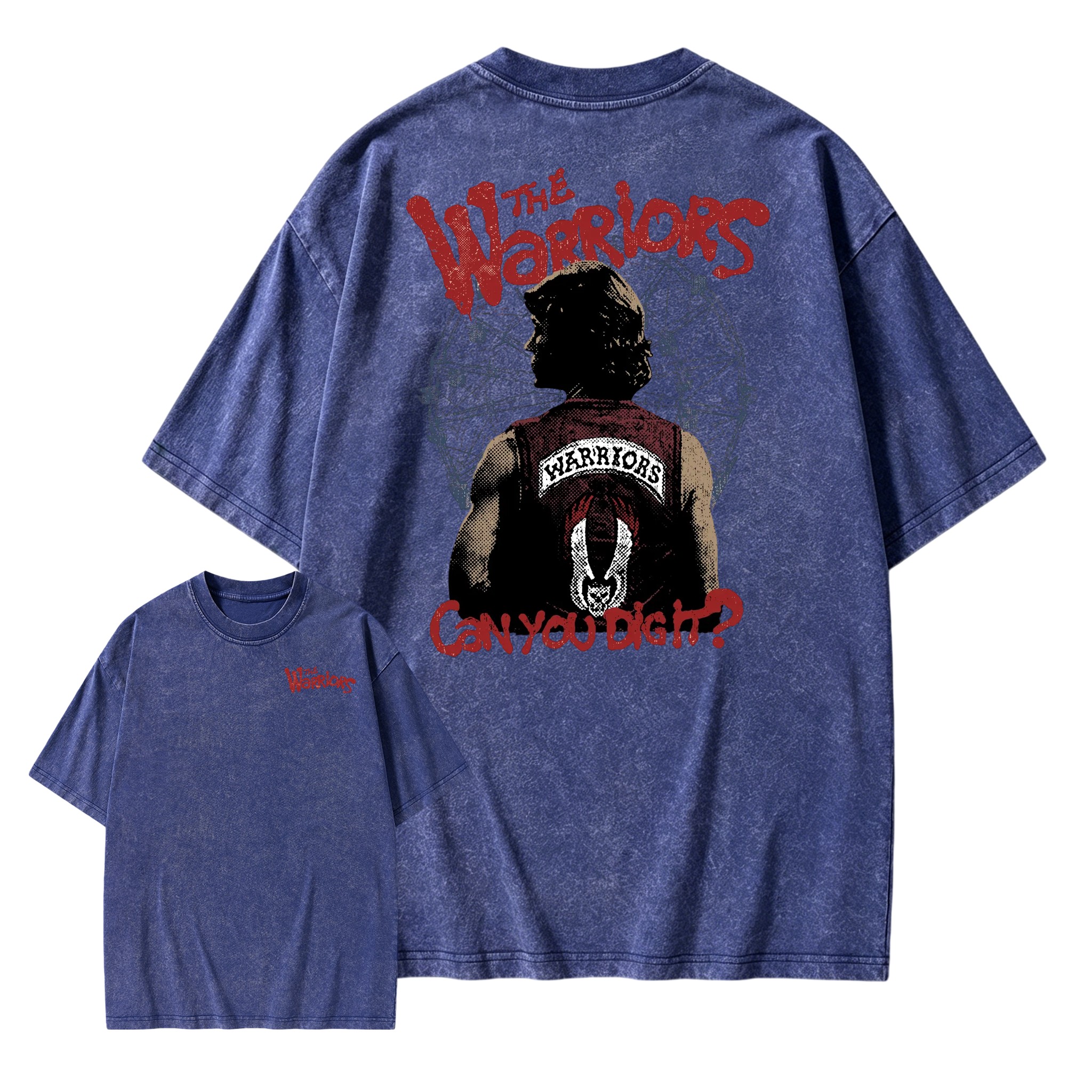 "Can You Dig It?" Vintage Film Double-Sided Washed T-shirt