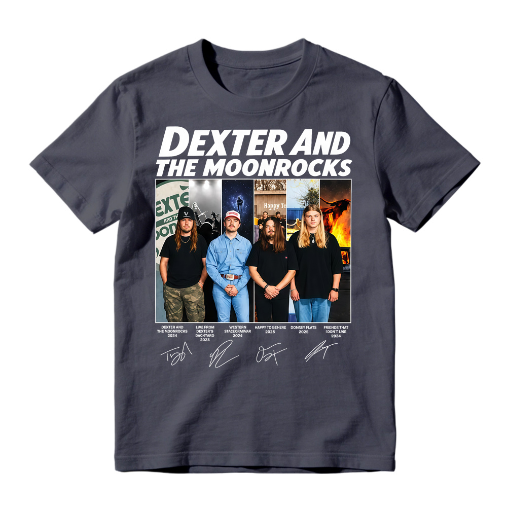 Dexter and the Moonrocks Vintage Style Rock T-Shirt