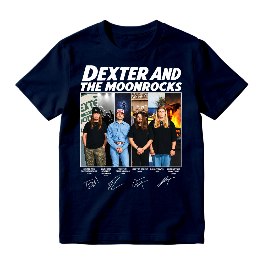 Dexter and the Moonrocks Vintage Style Rock T-Shirt
