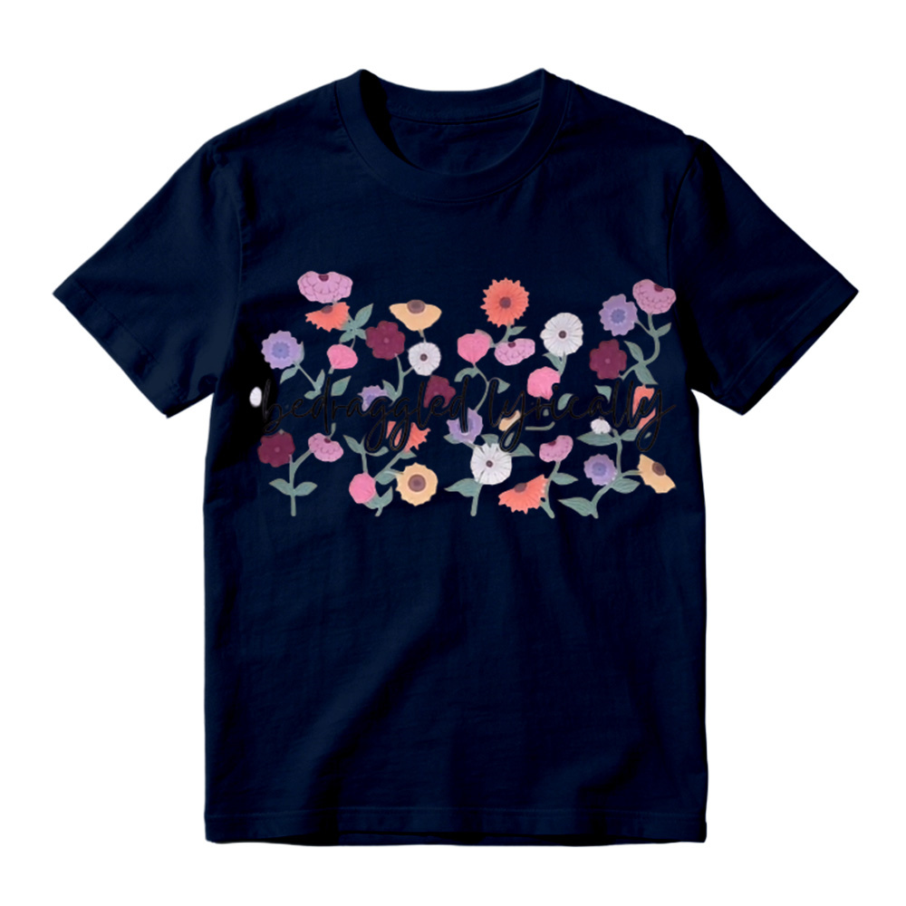  Taylor Swift Inspired "Bedraggled Lyrically" Wildflower Graphic T-Shirt