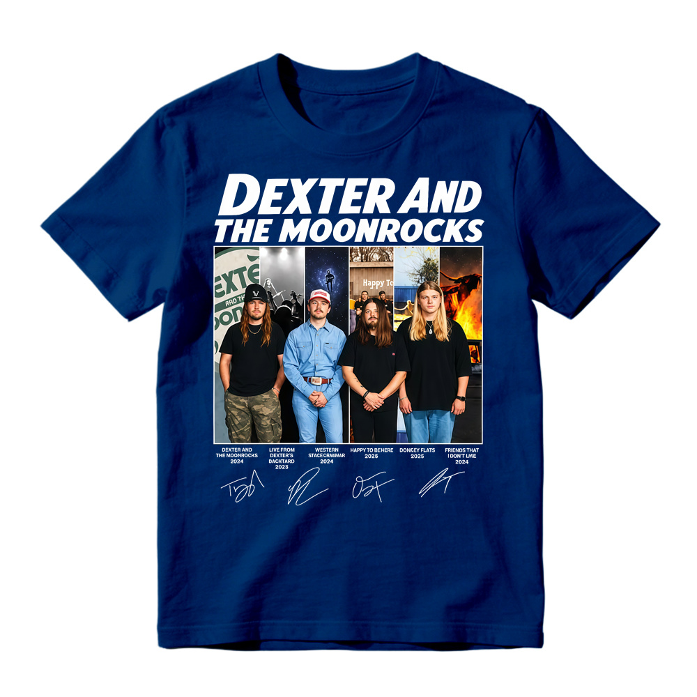 Dexter and the Moonrocks Vintage Style Rock T-Shirt