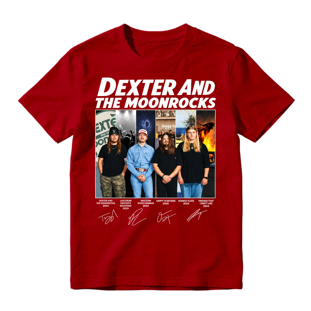 Dexter and the Moonrocks Vintage Style Rock T-Shirt