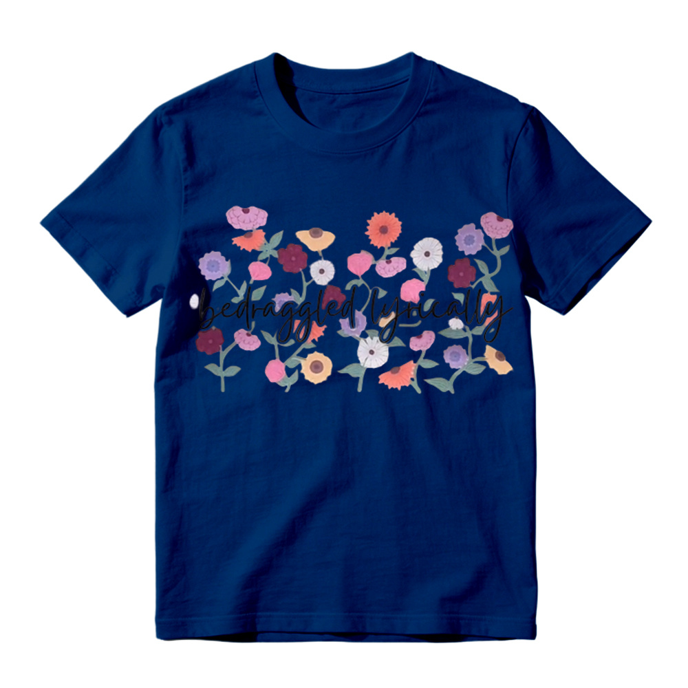  Taylor Swift Inspired "Bedraggled Lyrically" Wildflower Graphic T-Shirt