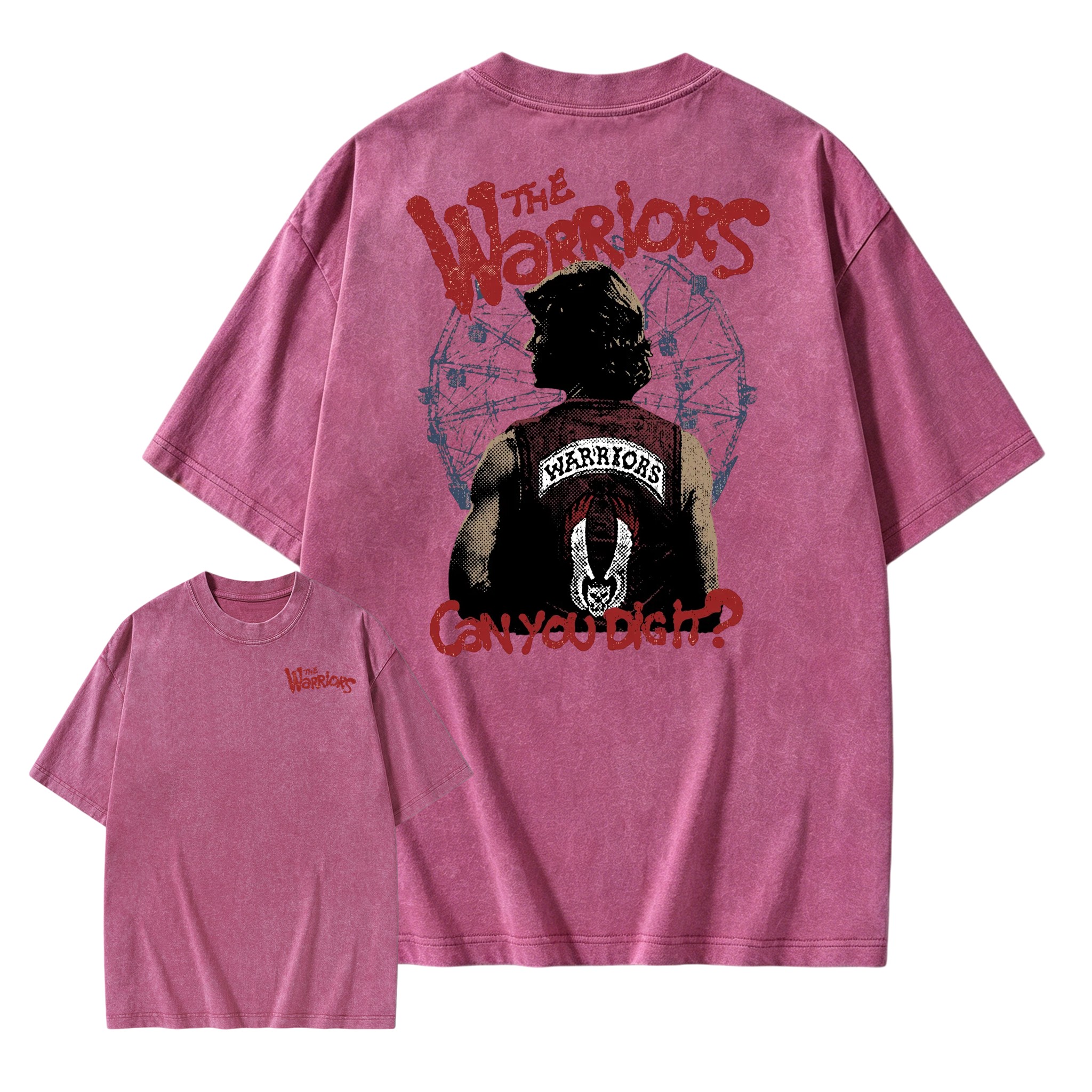 "Can You Dig It?" Vintage Film Double-Sided Washed T-shirt