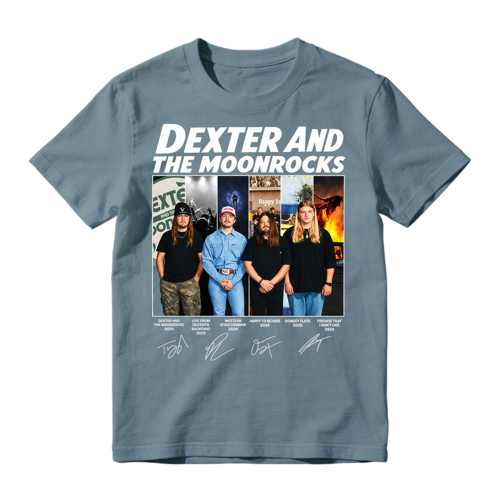 Dexter and the Moonrocks Vintage Style Rock T-Shirt