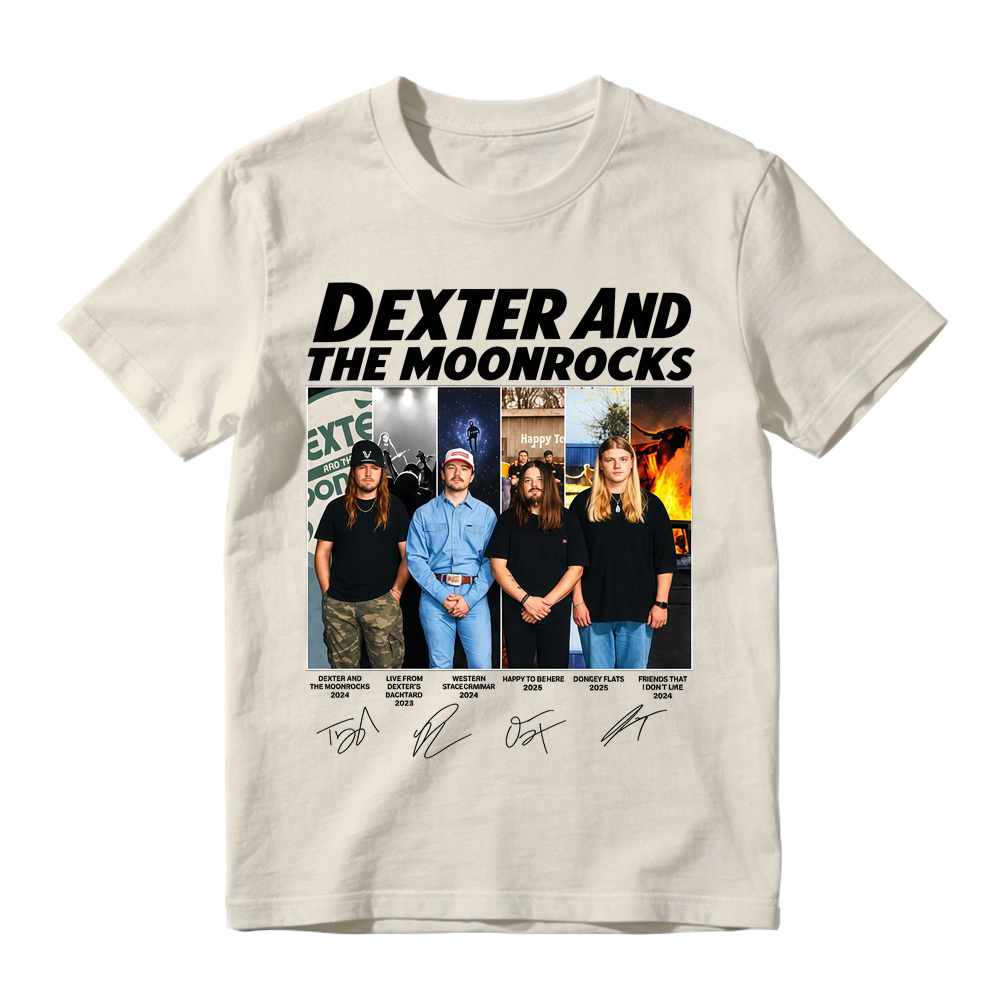 Dexter and the Moonrocks Vintage Style Rock T-Shirt