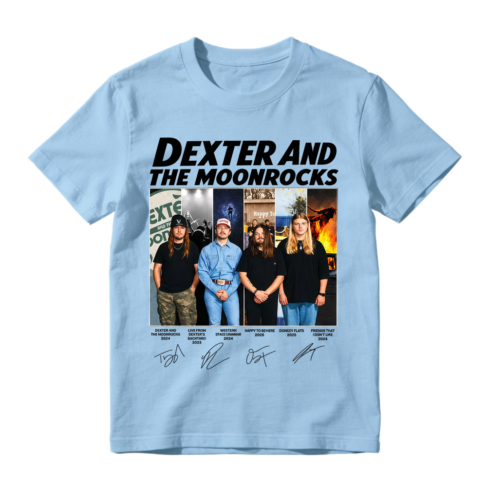 Dexter and the Moonrocks Vintage Style Rock T-Shirt