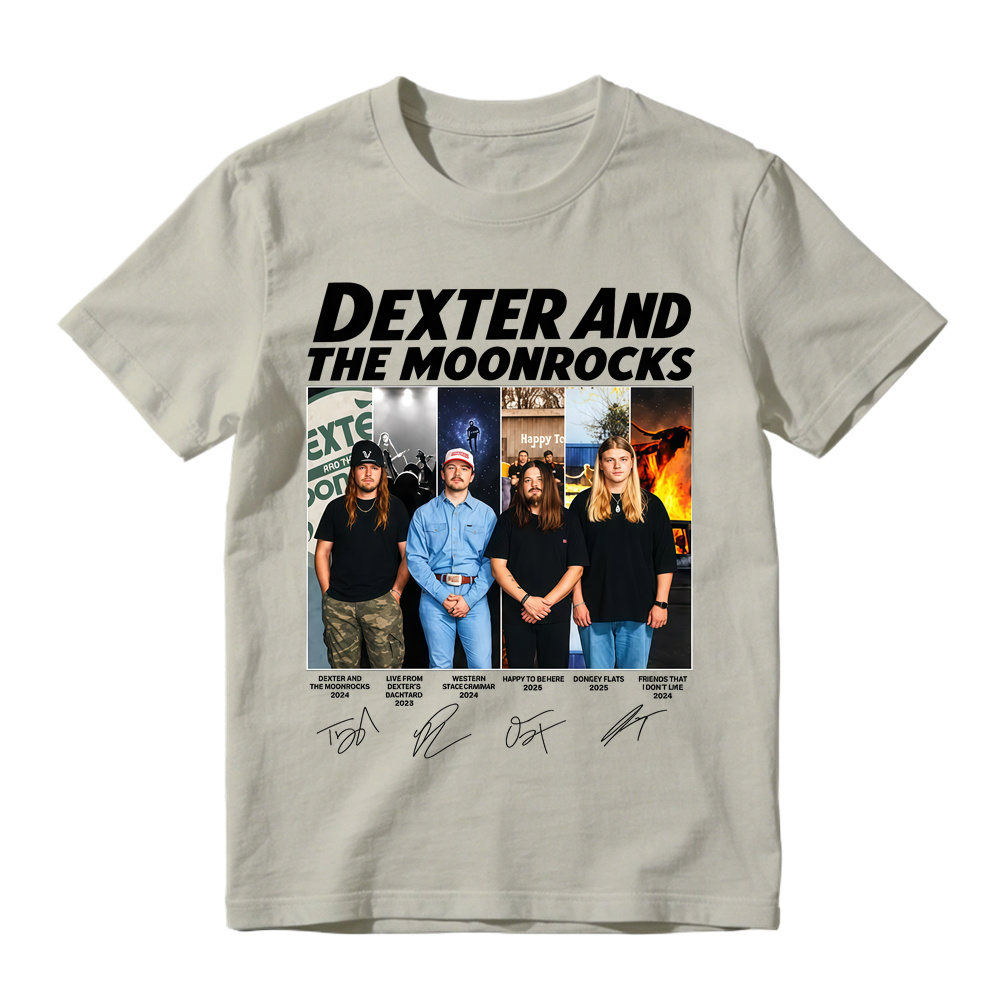 Dexter and the Moonrocks Vintage Style Rock T-Shirt