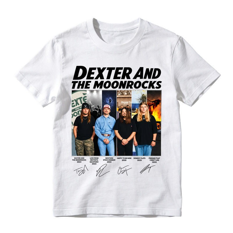 Dexter and the Moonrocks Vintage Style Rock T-Shirt