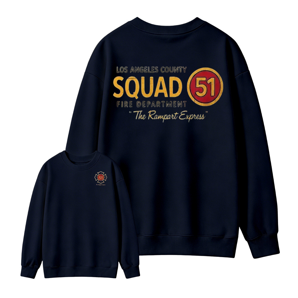 Los Angeles County Squad 51 Fire Department Sweatshirt