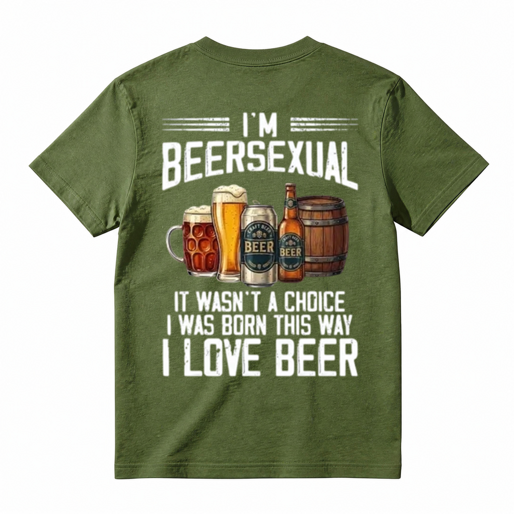 I'm Beersexual Funny Beer Lover Graphic T-Shirt