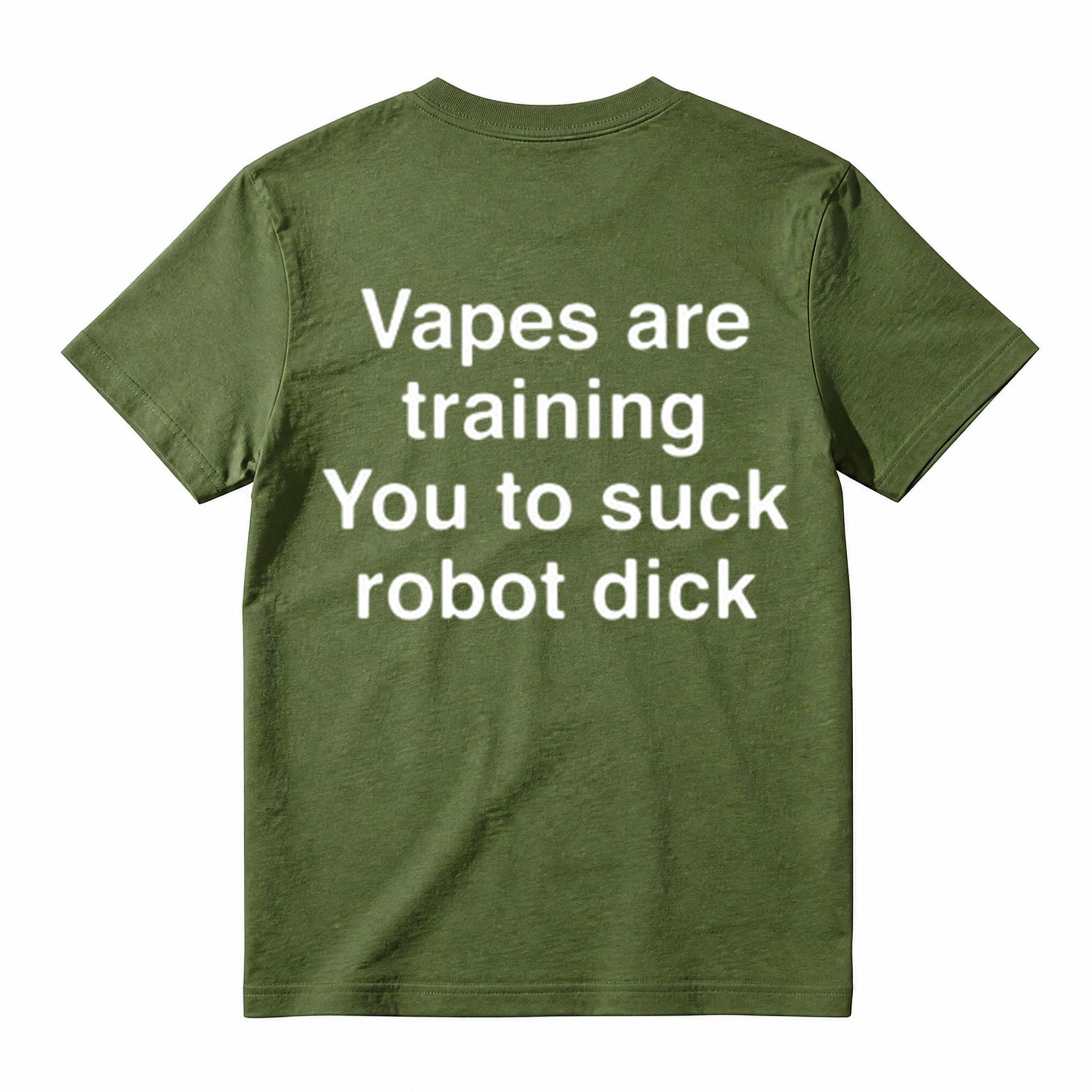 "Vapes Are Training You..." Sarcastic Adult Humor Graphic T-Shirt