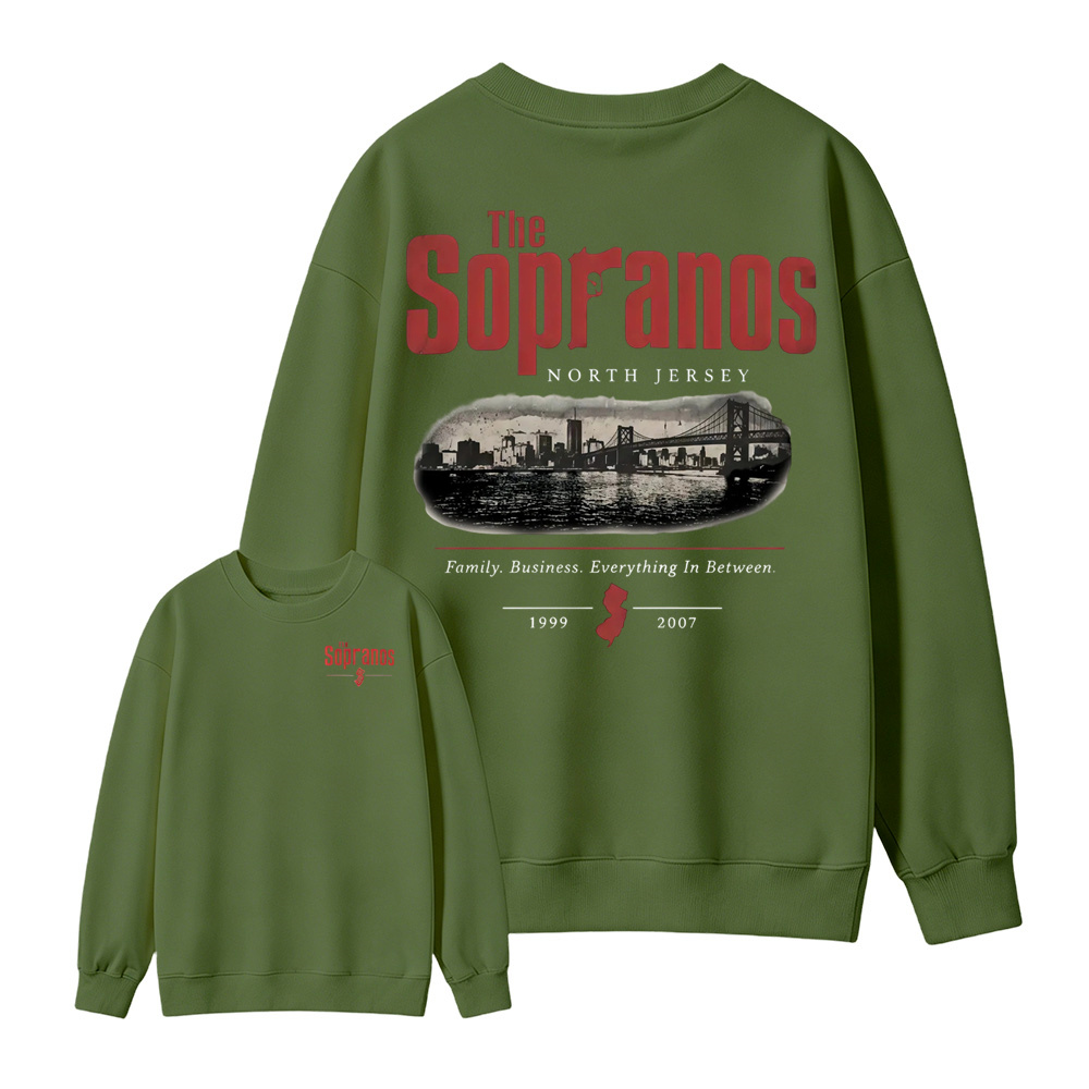 The Sopranos New Jersey Skyline Aesthetic Sweatshirt 