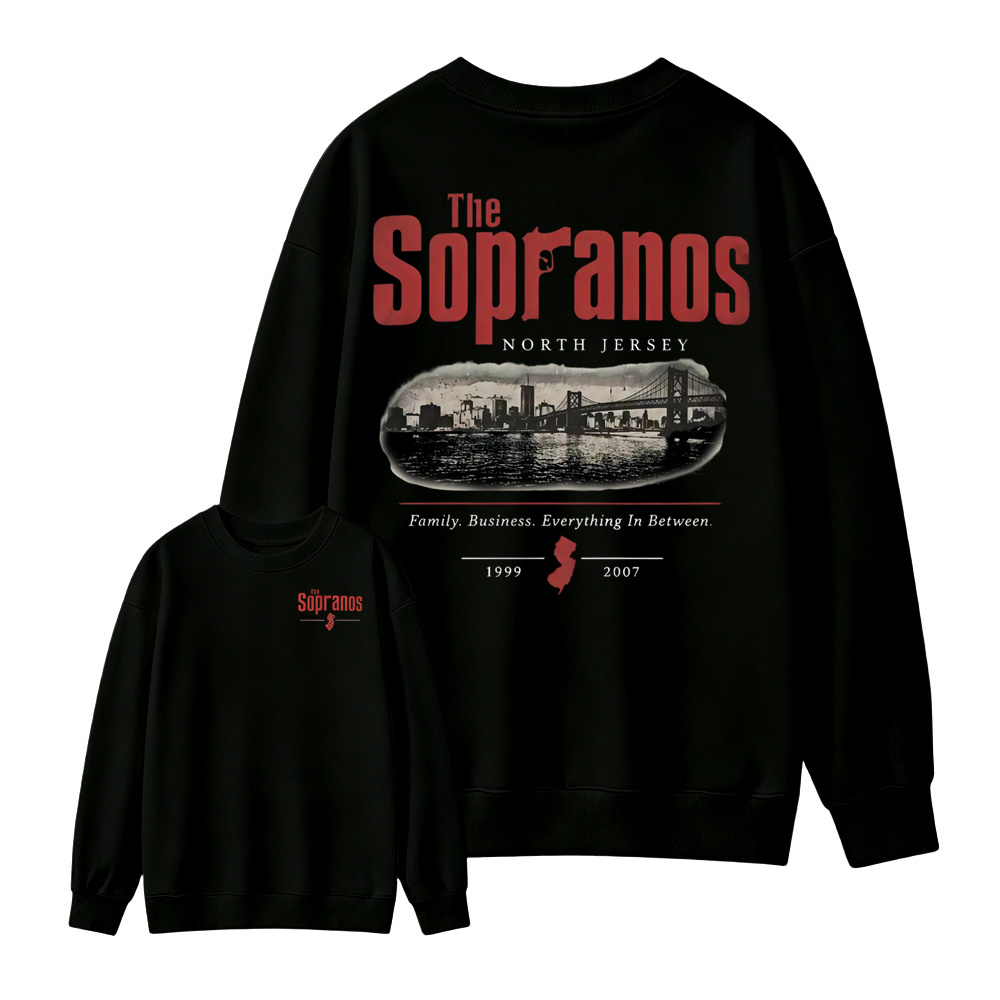 The Sopranos New Jersey Skyline Aesthetic Sweatshirt 