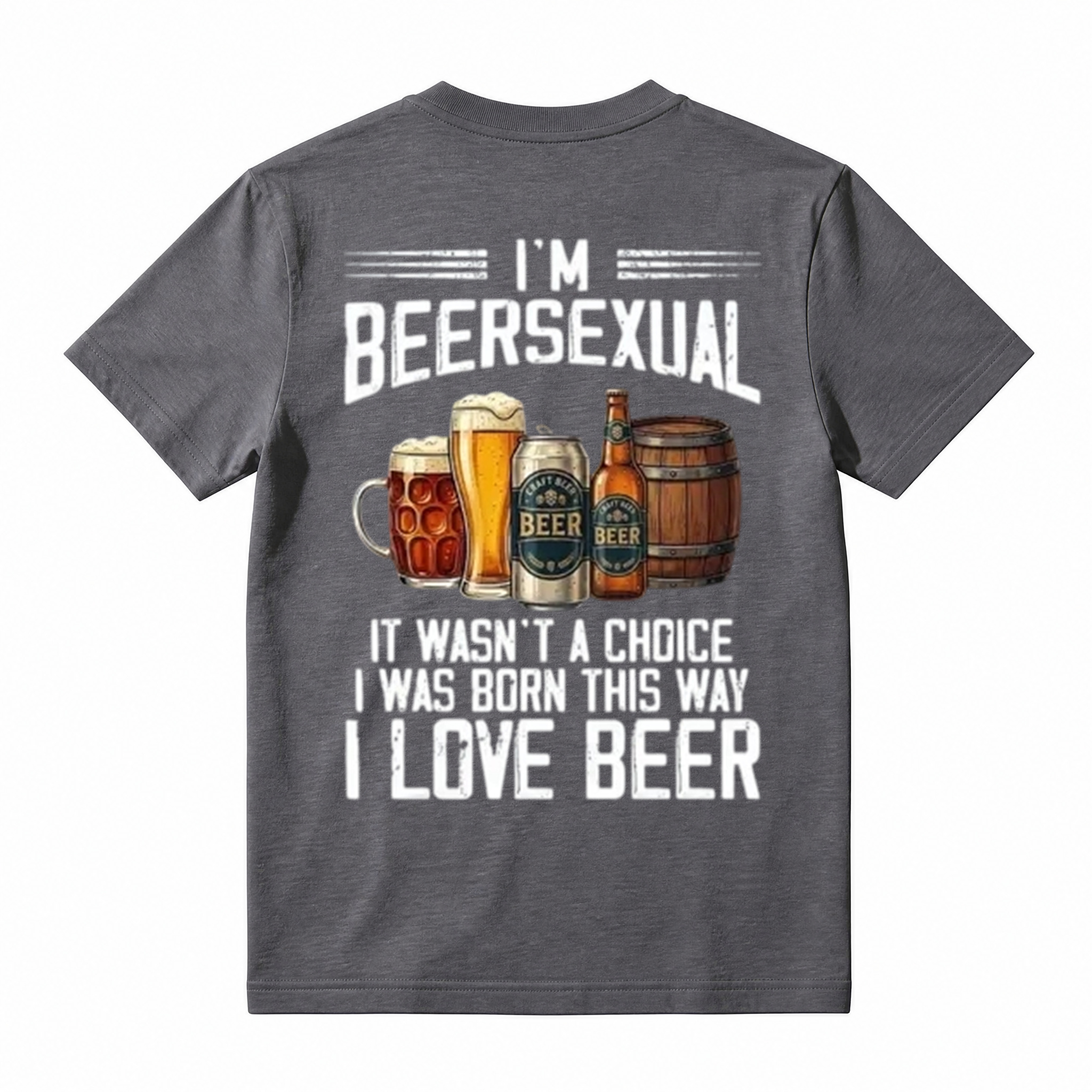 I'm Beersexual Funny Beer Lover Graphic T-Shirt