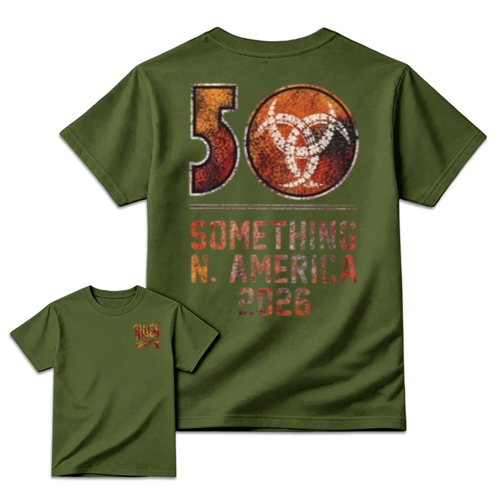 50 Something Tour 2026 T-Shirt - North America Retro Double Sided Graphic Tee