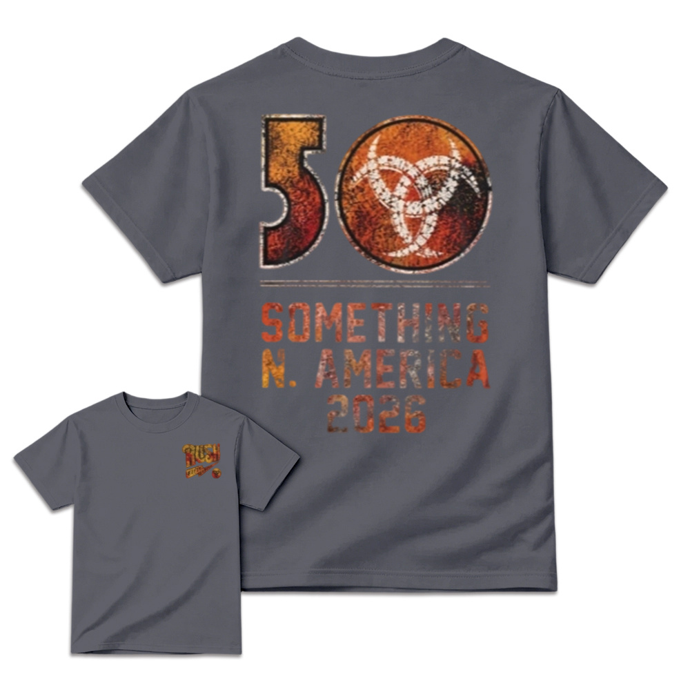 50 Something Tour 2026 T-Shirt - North America Retro Double Sided Graphic Tee