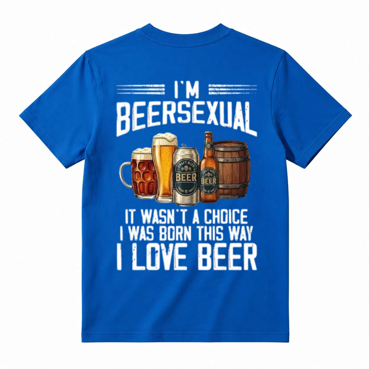 I'm Beersexual Funny Beer Lover Graphic T-Shirt