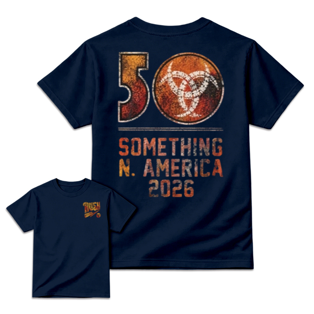 50 Something Tour 2026 T-Shirt - North America Retro Double Sided Graphic Tee