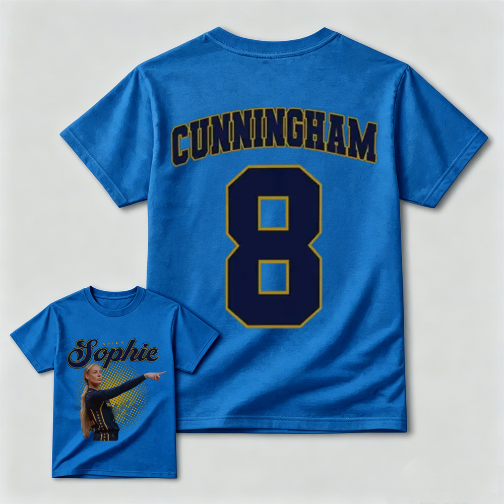 Sophie Cunningham #8 Double-Sided Basketball Graphic T-Shirt