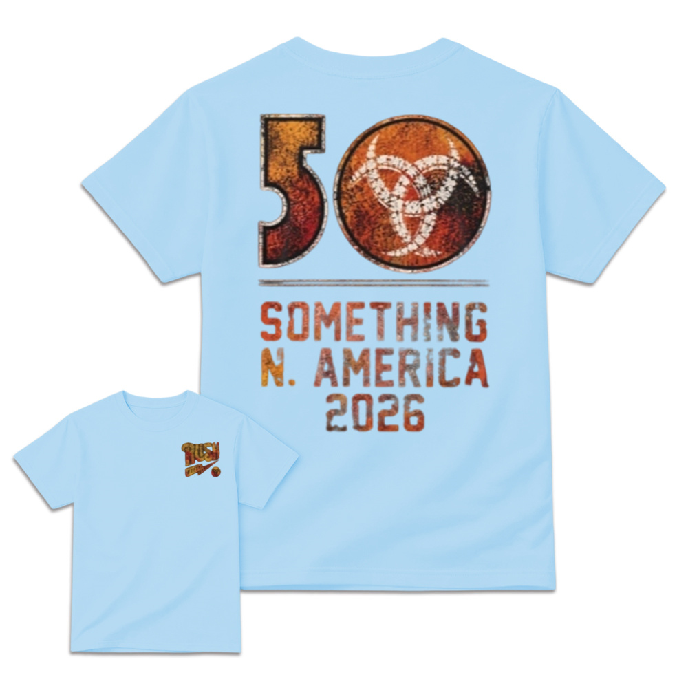 50 Something Tour 2026 T-Shirt - North America Retro Double Sided Graphic Tee
