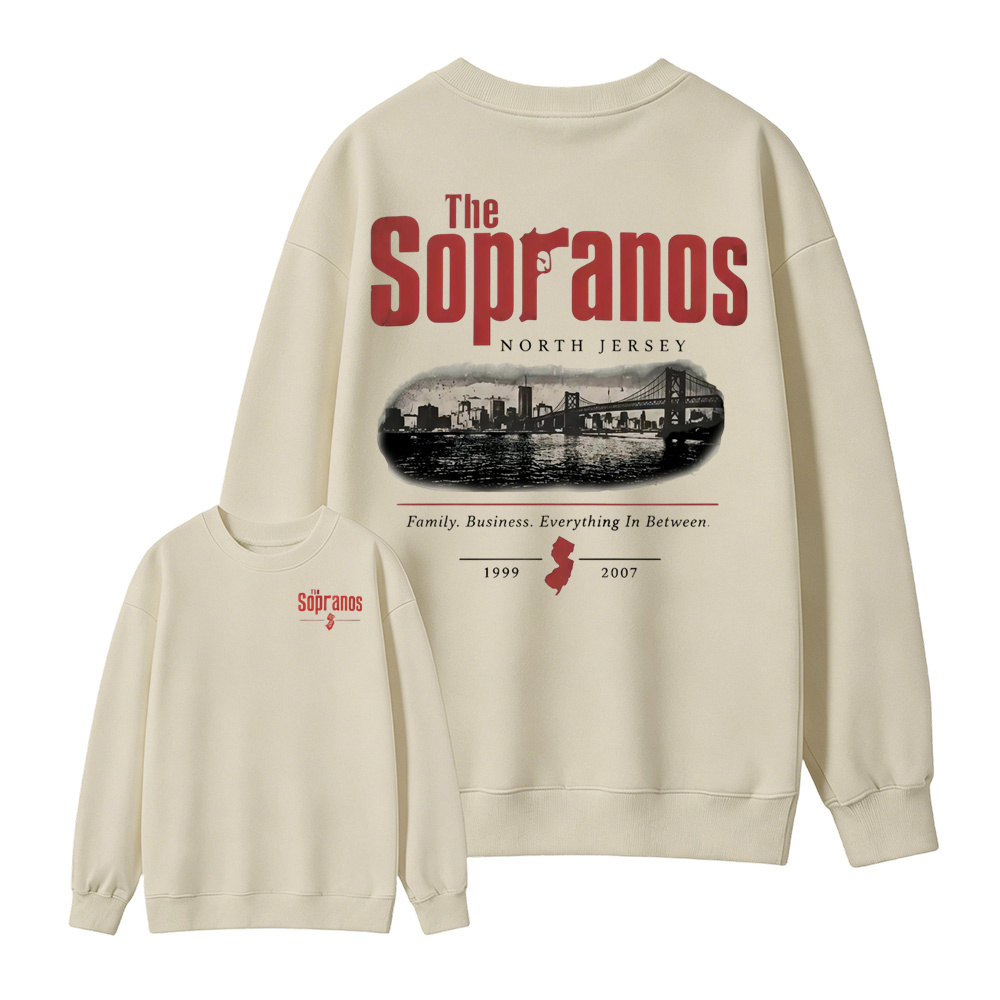 The Sopranos New Jersey Skyline Aesthetic Sweatshirt 