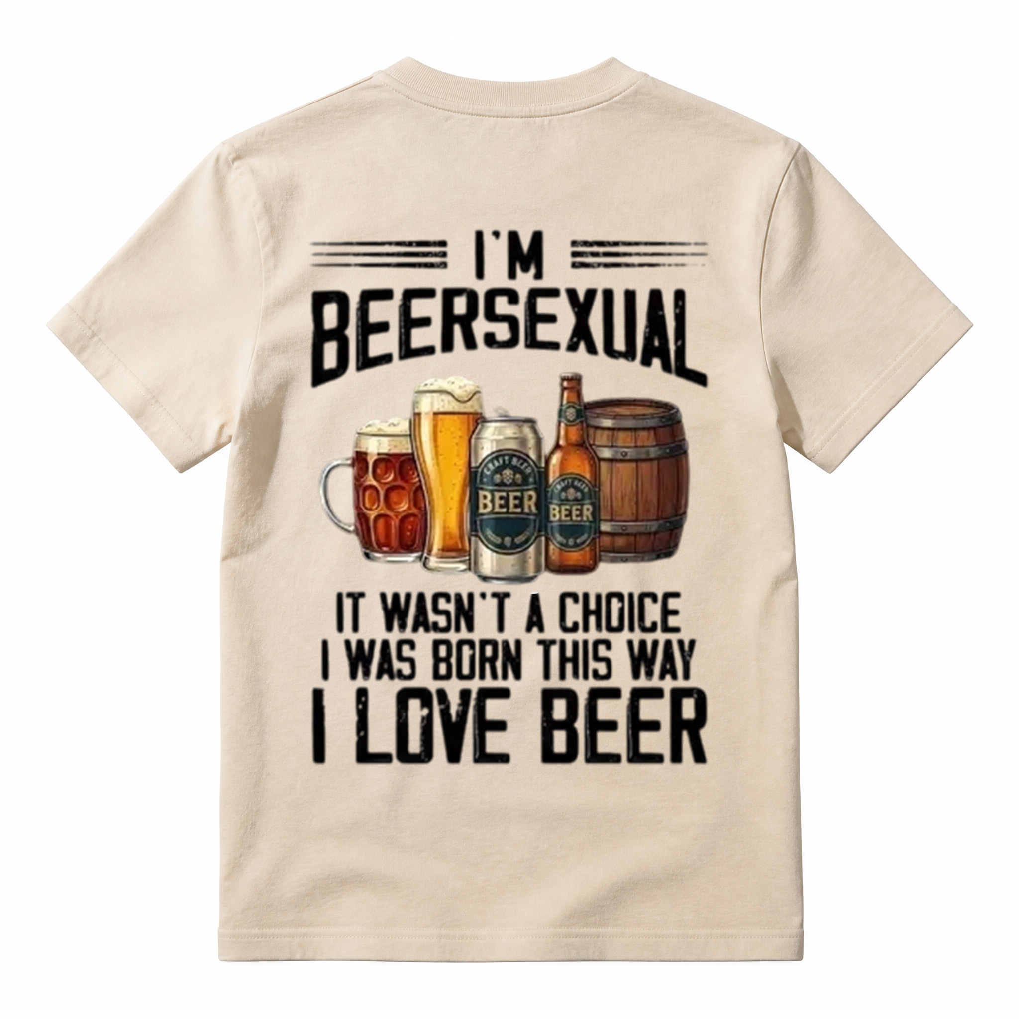 I'm Beersexual Funny Beer Lover Graphic T-Shirt