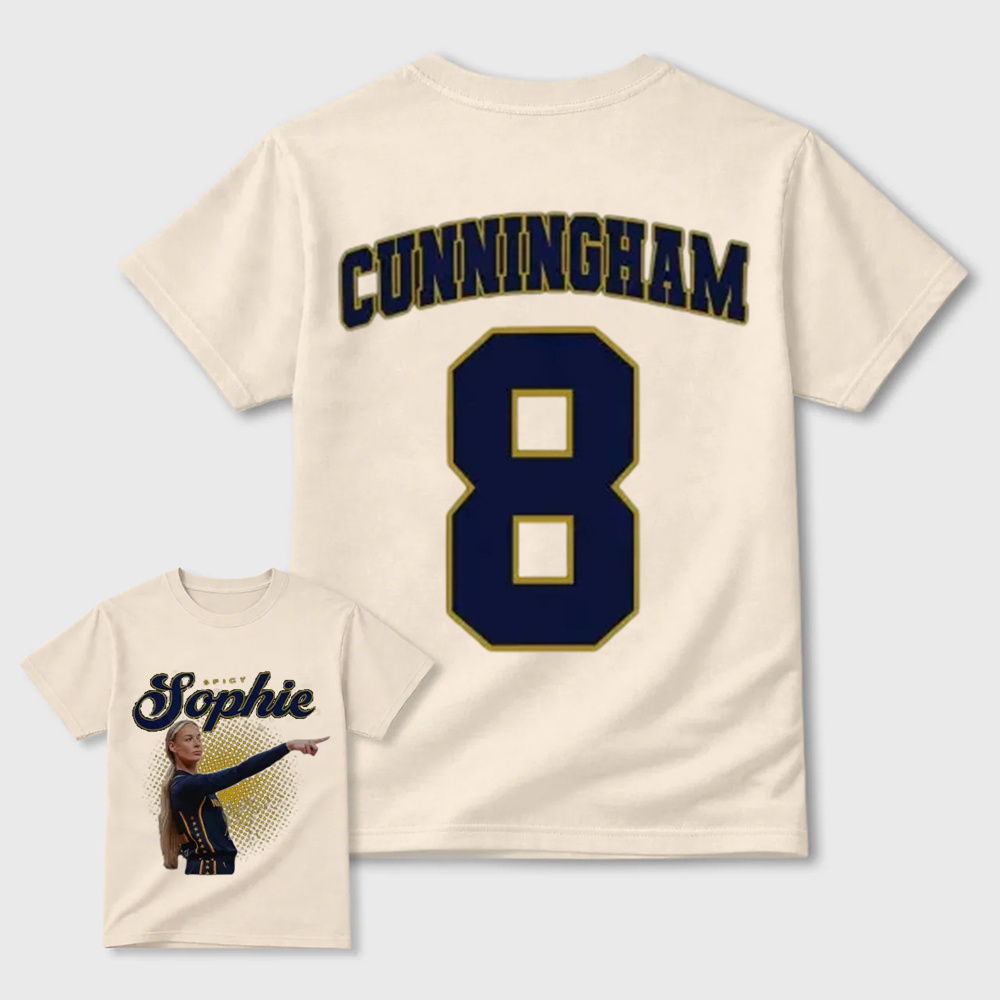 Sophie Cunningham #8 Double-Sided Basketball Graphic T-Shirt