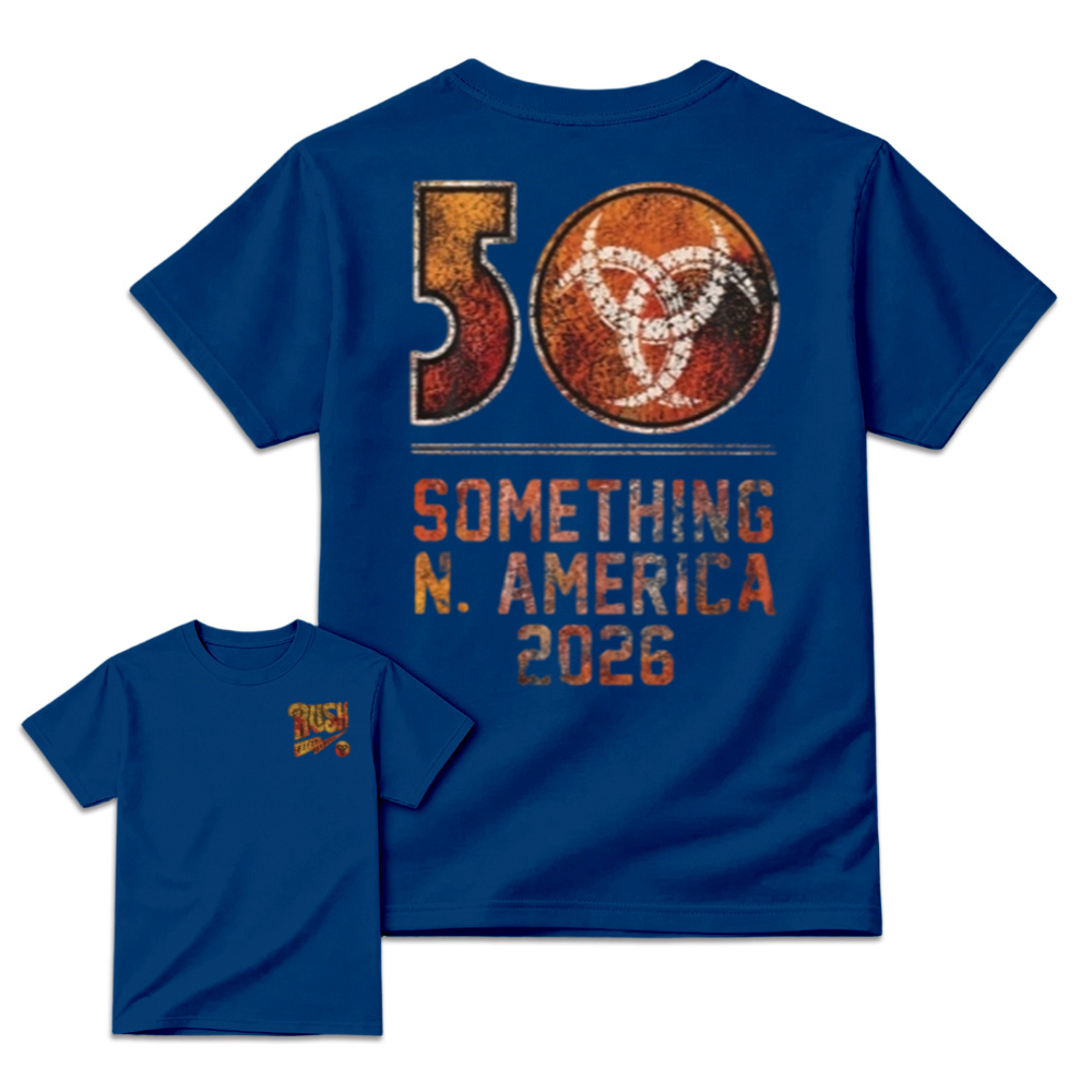50 Something Tour 2026 T-Shirt - North America Retro Double Sided Graphic Tee