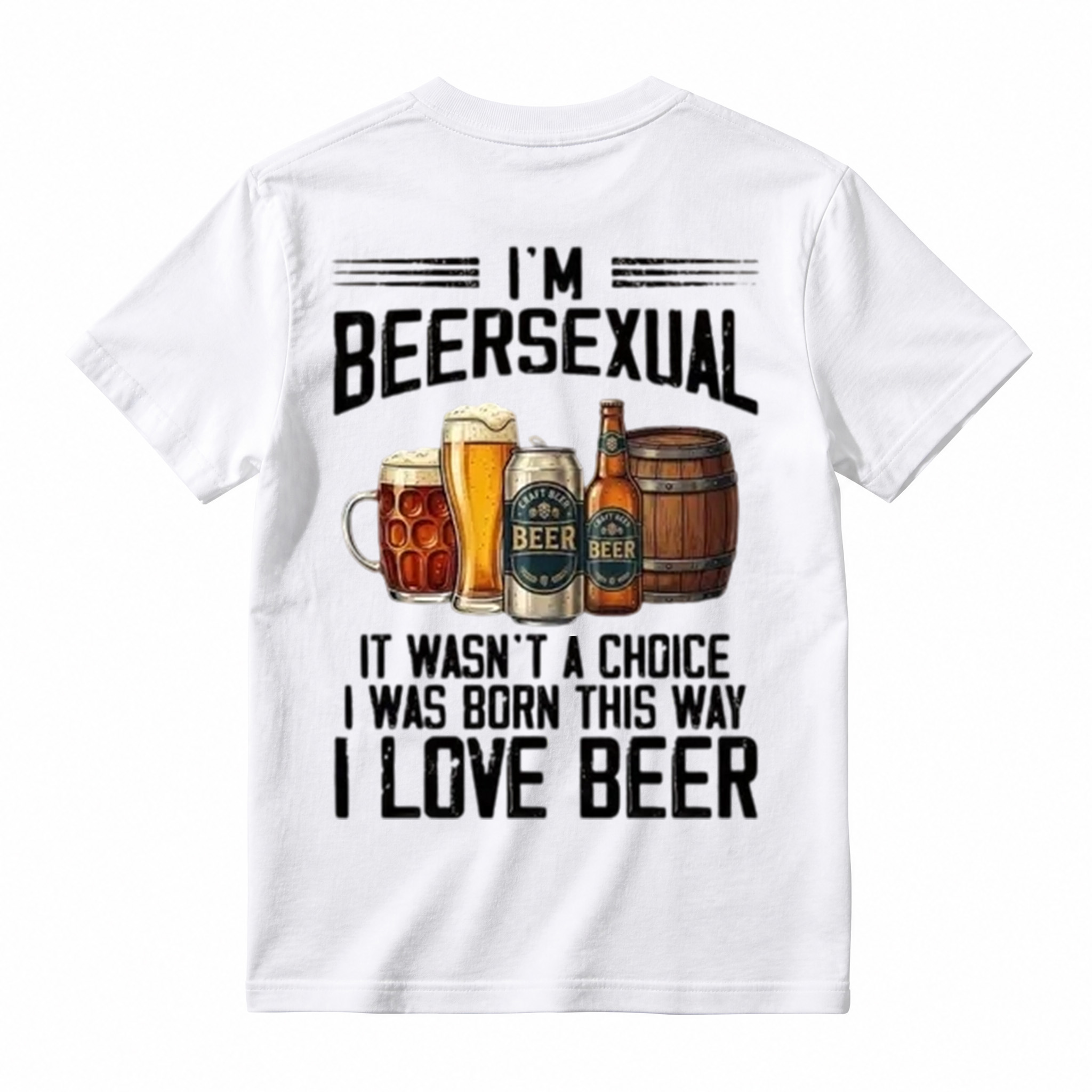 I'm Beersexual Funny Beer Lover Graphic T-Shirt