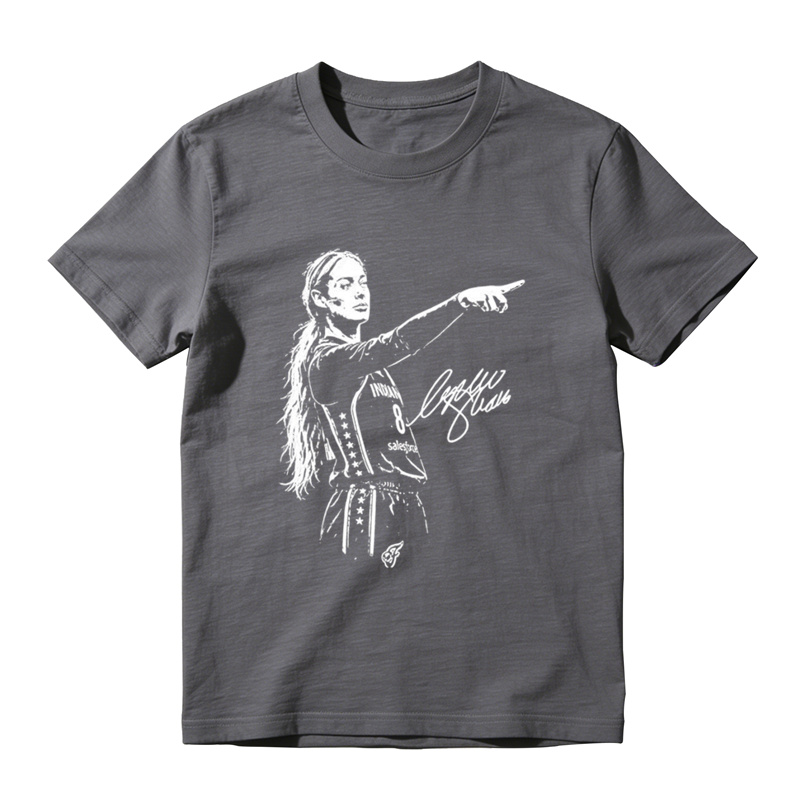 Caitlin Clark Vintage Pointing Graphic T-Shirt