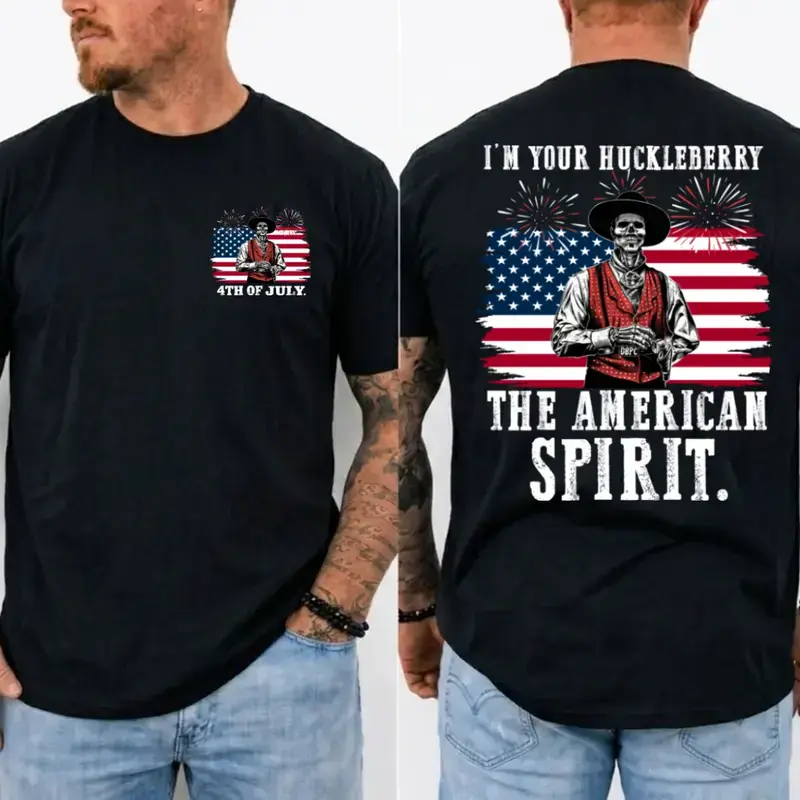 Doc Holliday I'm Your Huckleberry The American Spirit T-Shirt