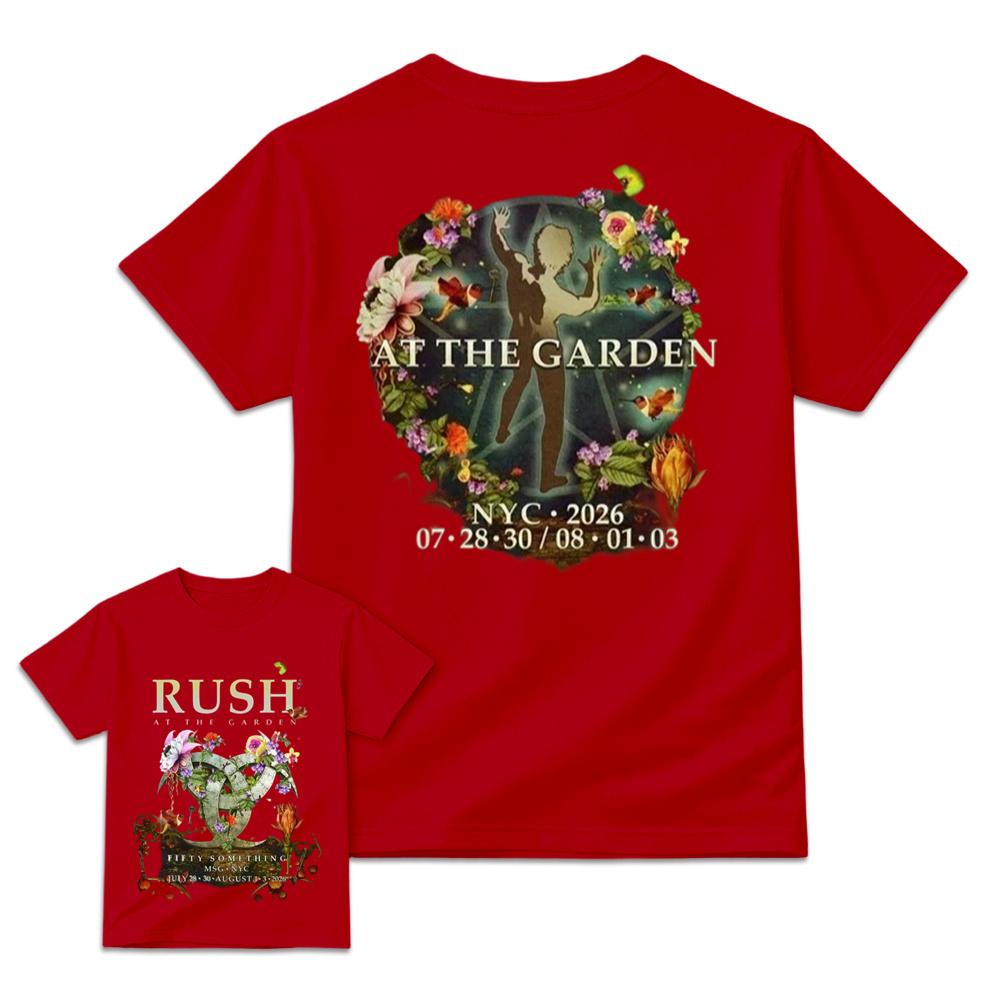 R-u-s-h Band At The Garden 2026 MSG Tour T-Shirt
