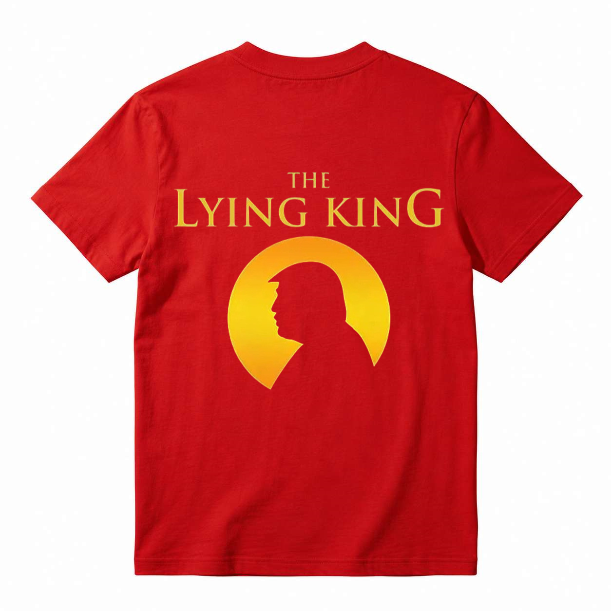 The Lying King – Unisex Premium Political Humor Graphic T-Shirt