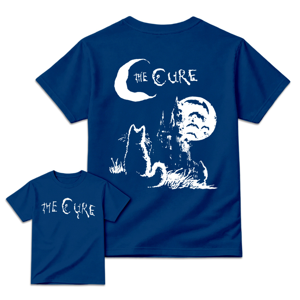 The Cure - Moon & Cat Graphic Retro Rock T-Shirt