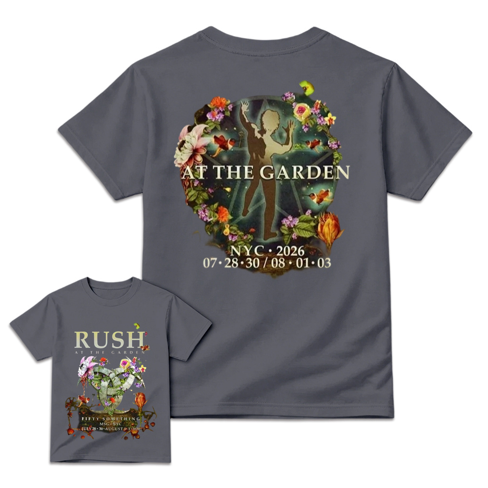 R-u-s-h Band At The Garden 2026 MSG Tour T-Shirt