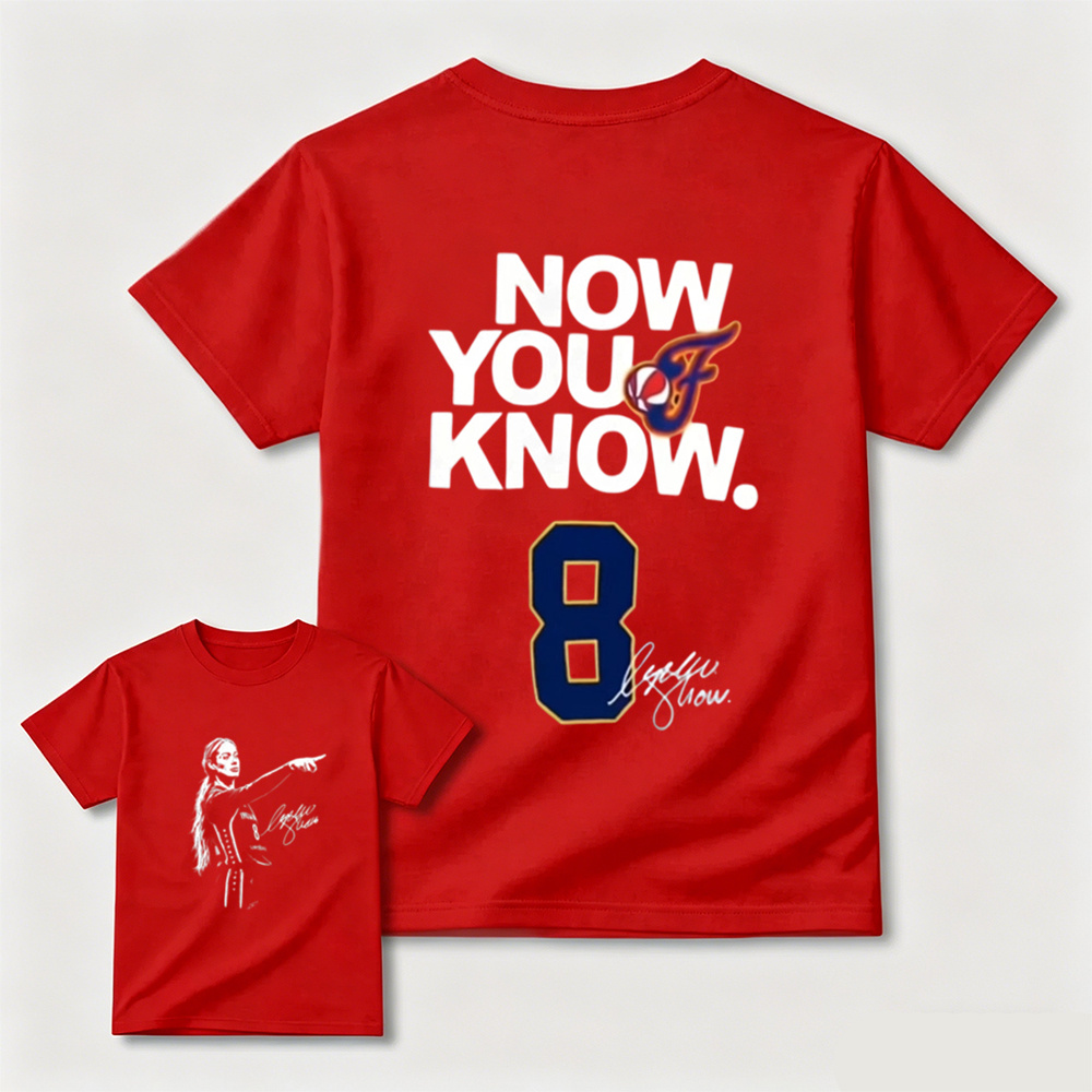 Sophie Cunningham "Now You Know" Double-Sided Basketball Graphic T-Shirt