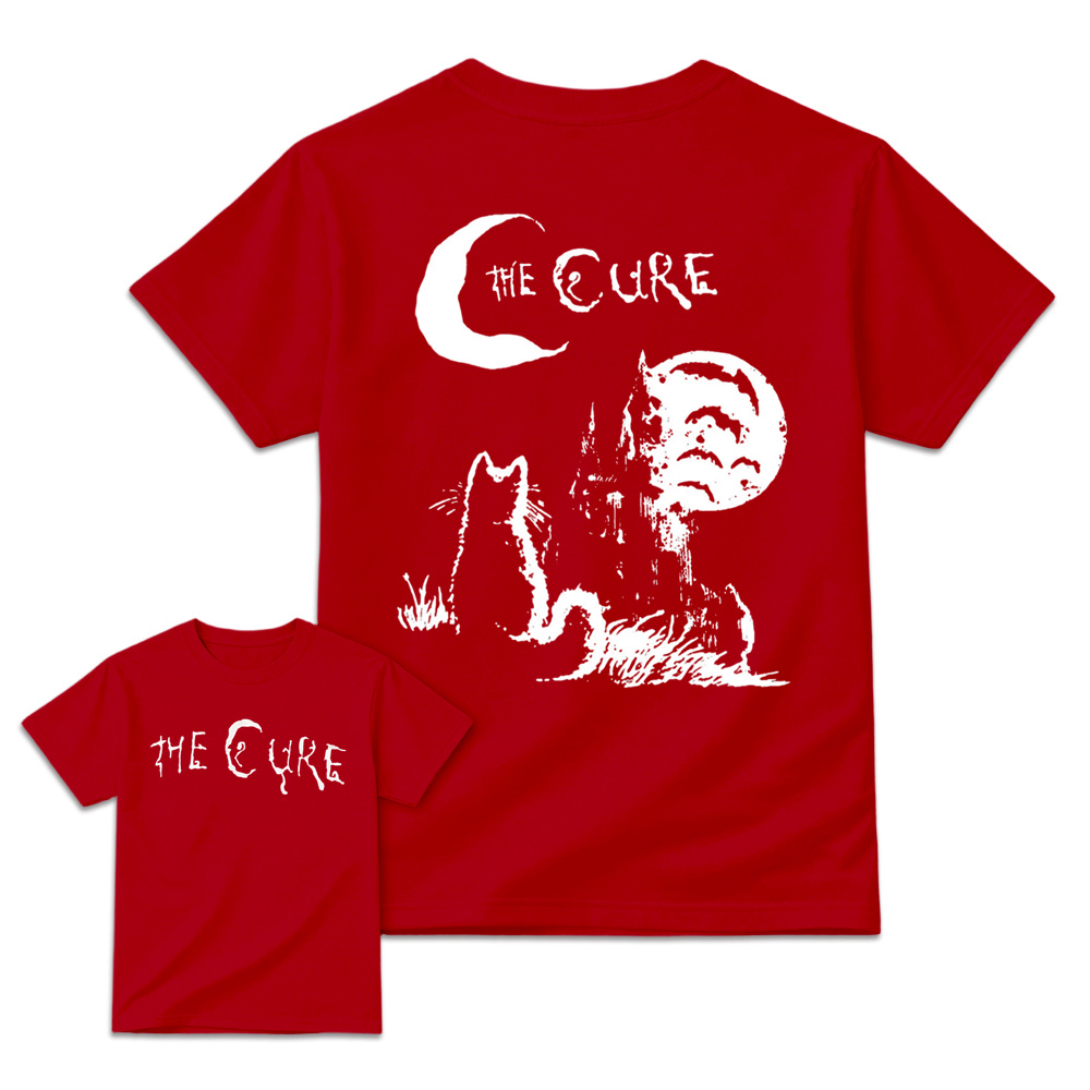The Cure - Moon & Cat Graphic Retro Rock T-Shirt