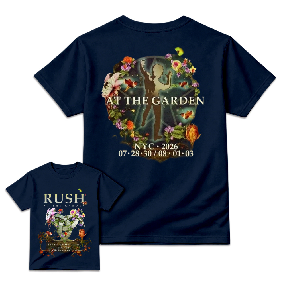 R-u-s-h Band At The Garden 2026 MSG Tour T-Shirt