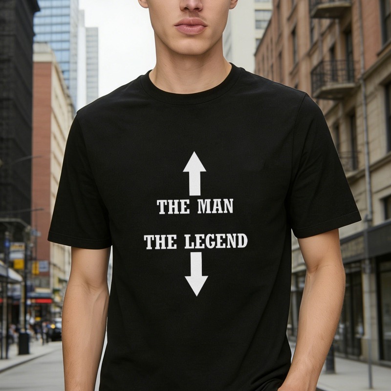 The Man The Legend Arrow Graphic T-shirt