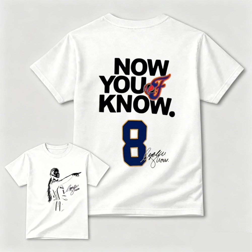 Sophie Cunningham "Now You Know" Double-Sided Basketball Graphic T-Shirt