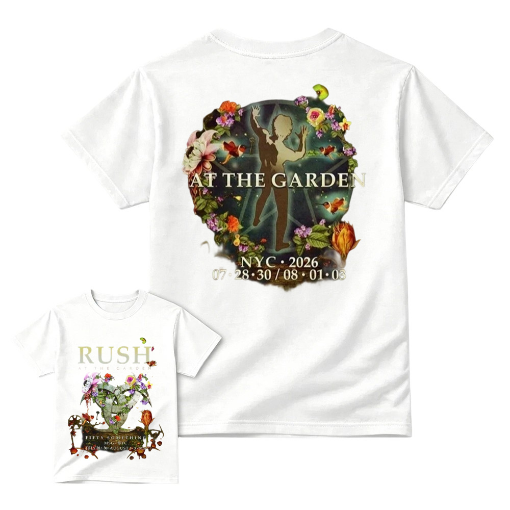R-u-s-h Band At The Garden 2026 MSG Tour T-Shirt