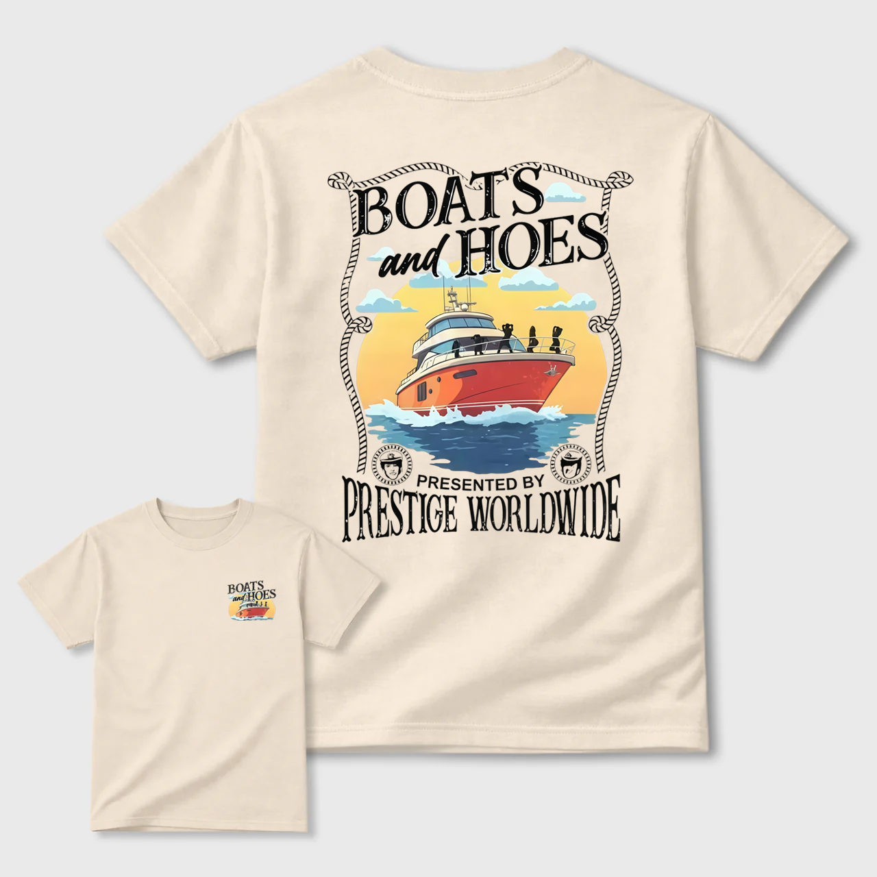 Step Brothers Boats and Hoes Movie Shirt Vintage Retro Summer Classic Gift for Him Humorous Film